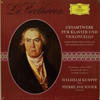 Deutsche Grammophon : Kempff -Beethoven Cello Sonatas